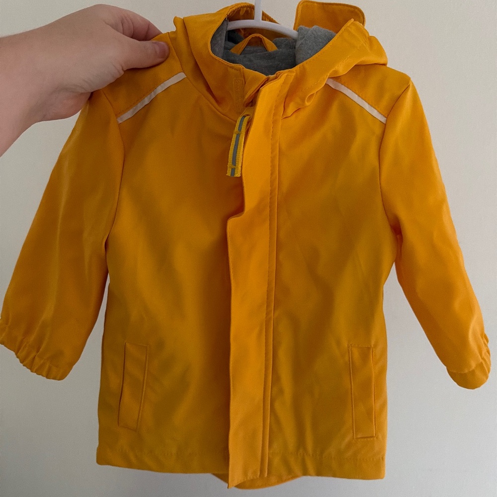 Baby yellow raincoat